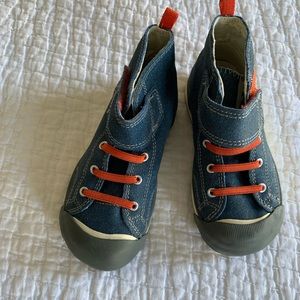 Keen blue high top sneakers